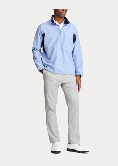 Chaquetas Ralph Lauren Hombre Azules - Stretch Pullover - FBZHS6032